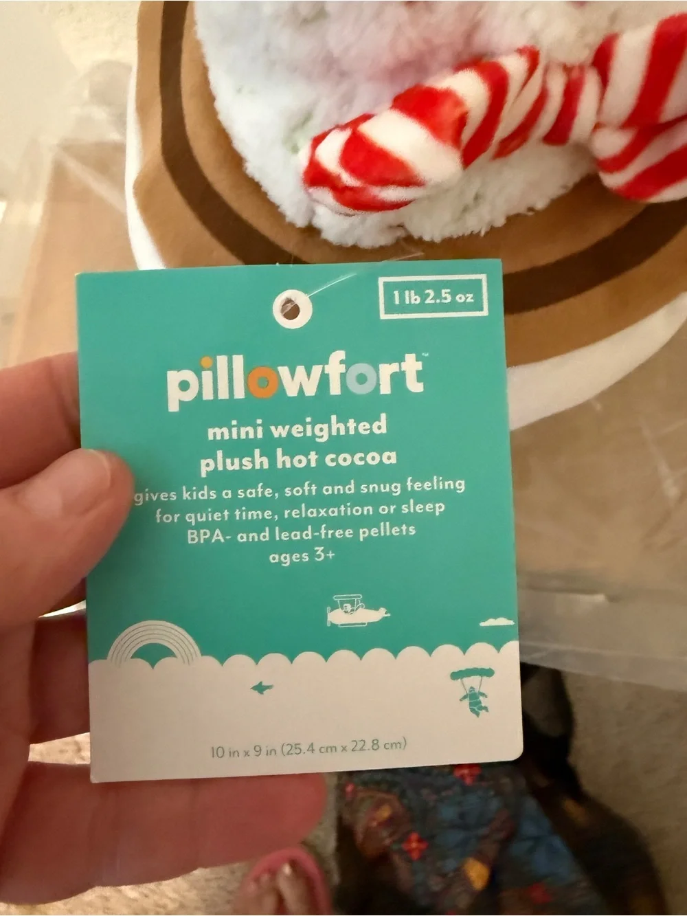 Target Mini-Weighted Snowman Mug Plush